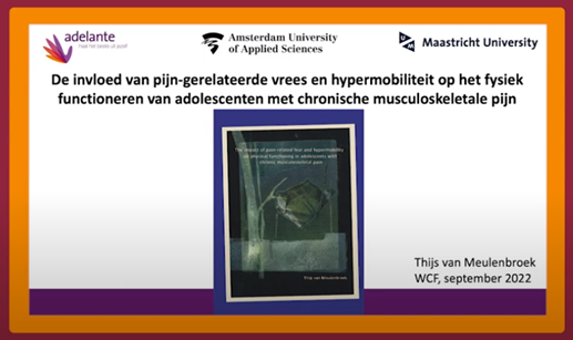 2022 - The impact of pain-releated fear and hypermobility on physical functioning in adolescents with chronic musculoskeletal pain